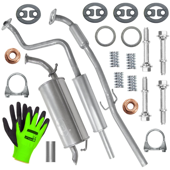 POLMOSTRÓW kipufogókészlet Toyota Yaris 1 I P1 02-05 1.3 HTB-hez