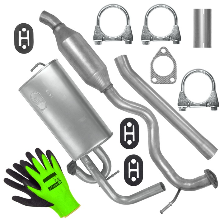 Set sistem de evacuare Polmostrow pentru Mitsubishi ASX 1 I GA_W_ 1.8 DI-D 4WD SUV, elemente montaj incluse, 2010, 1798 ccm