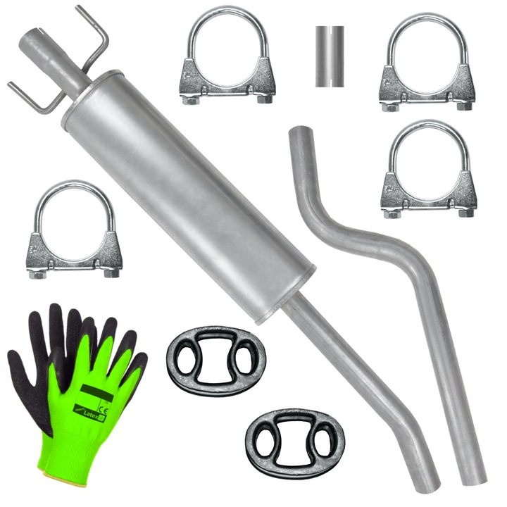 Középső kipufogódob Polmostrow Opel Astra 3 III H 04 - 10 1.6 Hatchback Coupe