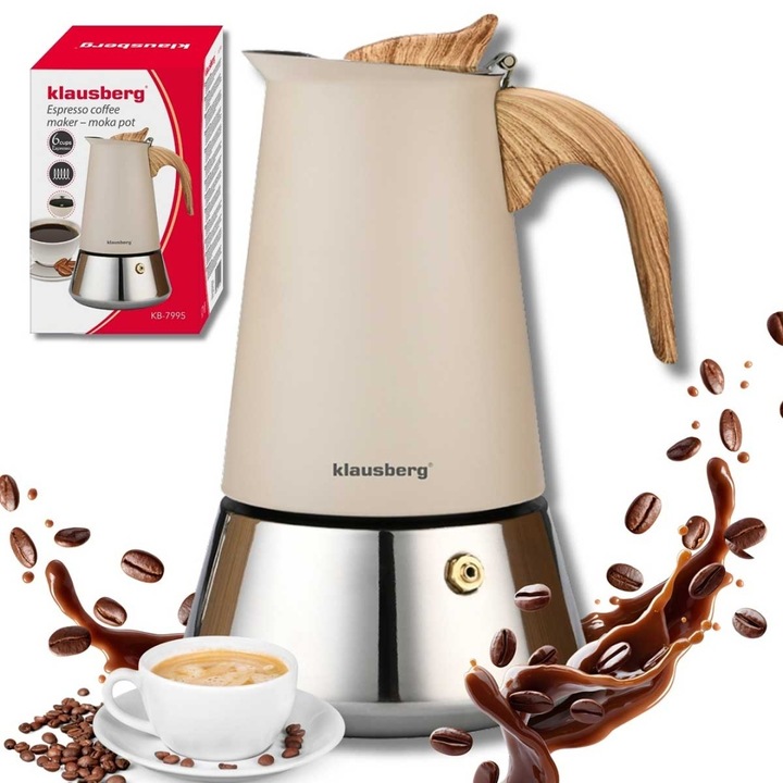 Cafetiera Moka Klausberg Kb-7997 Inductie 600Ml