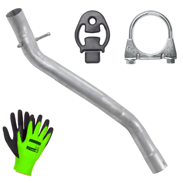 Polmostrow kipufogócső, teljes készlet, szerelőelemekkel együtt, 1.8 TDCi, 2003-2007