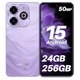 Telefon Mobil Lagenio A11 Pro, Mov, 6.7", 24GB RAM, 256GB ROM, 50MP, Android 15
