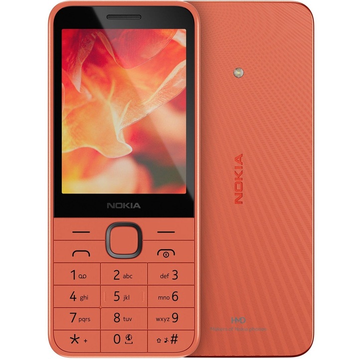 Мобилен телефон Nokia 215, Dual SIM, 4G, праскова
