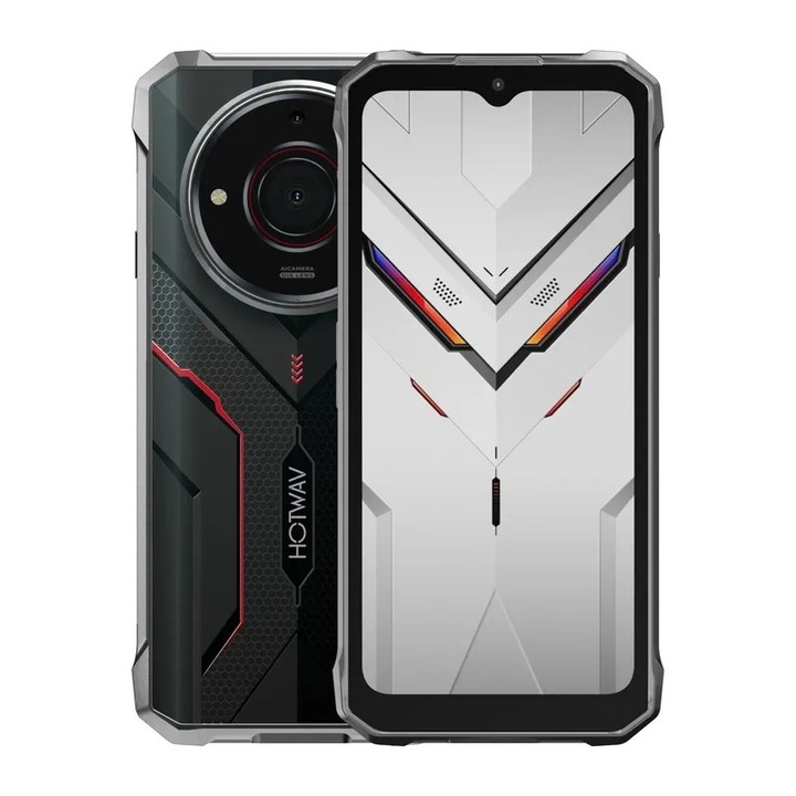 Smartphone HOTWAV T7S, 4GB RAM, 128GB, dual SIM, negru, 6.52 inci