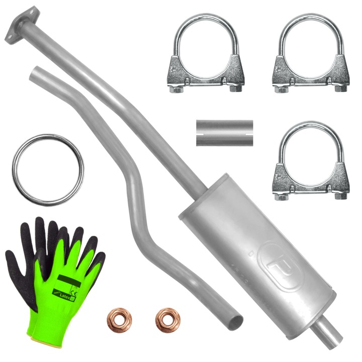 Toba centrala Polmostrow cu elemente de montaj pentru Nissan Micra 3 III K12 1.2 1.4, set complet