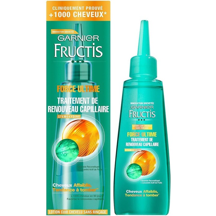 Ser Garnier Fructis Grow Strong, 84ml, fortifiant pentru femei