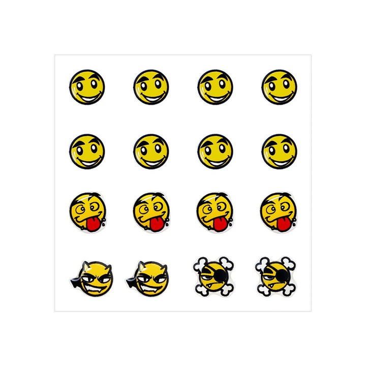 3D Мини Стикери Усмивка HQ