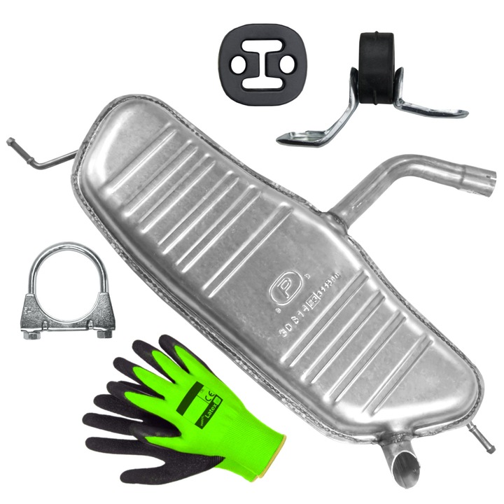 Toba de evacuare Polmostrow, set complet, 1.4, 1390cc, montaj inclus