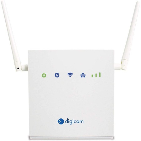 Router Wireless Digicom, 4G LiteRoute, 150 Mbps descărcare, 300 Mbps Wi ...