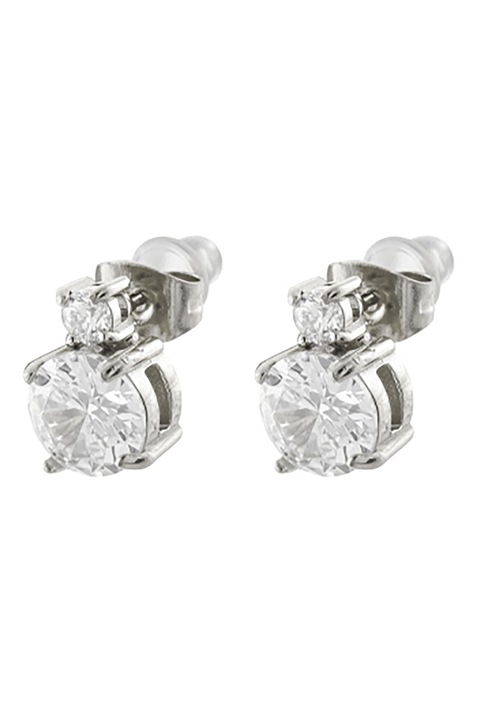 Loisir by Oxette, Fülbevaló cirkóniakövekkel, Ezüstszín