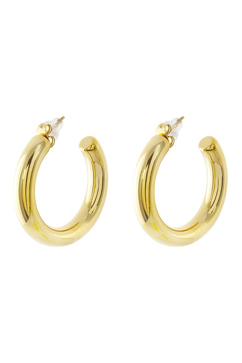 Loisir by Oxette, Cercei placati cu aur de 18K, Auriu