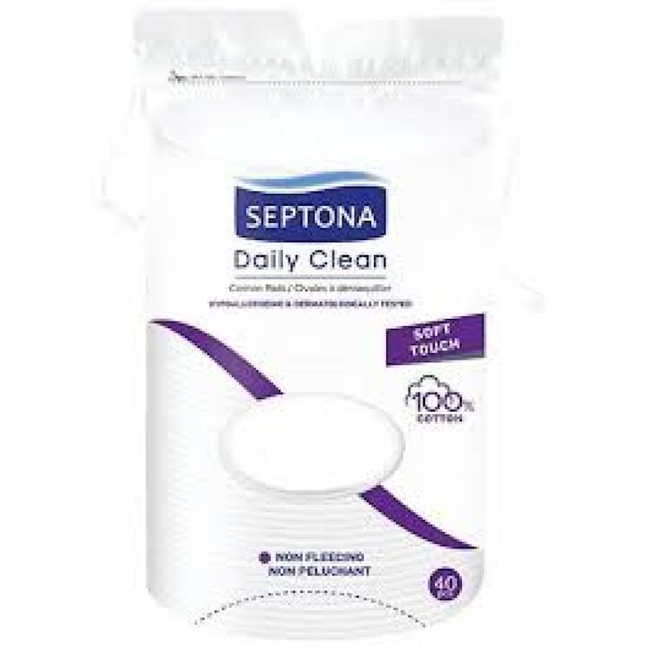 Dischete demachiante ovale, Septona, 40 bucati