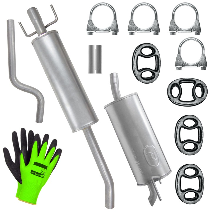 Set tobe de esapament POLMOSTRÓW pentru Opel Astra 3 III H 04 - 10 1.6 Hatchback