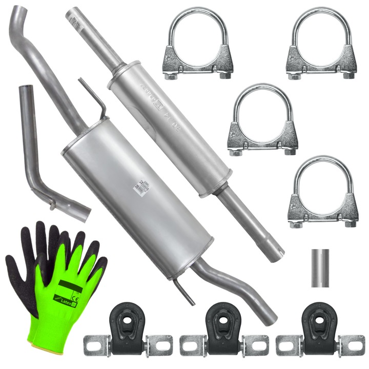 POLMOSTRÓW kipufogó készlet Volkswagen Golf 3 III 91 - 97 1.4 1.6 1.8 1.9 D Hatchback