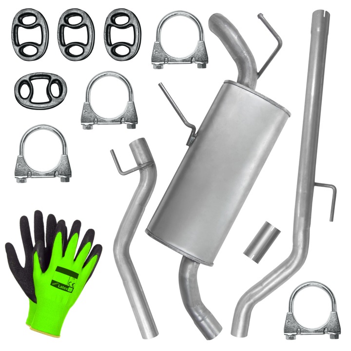 Set toba finala si teava esapament POLMOSTRÓW pentru Opel Vectra 3 III C 04 - 09 1.9 CDTI Combi Caravan