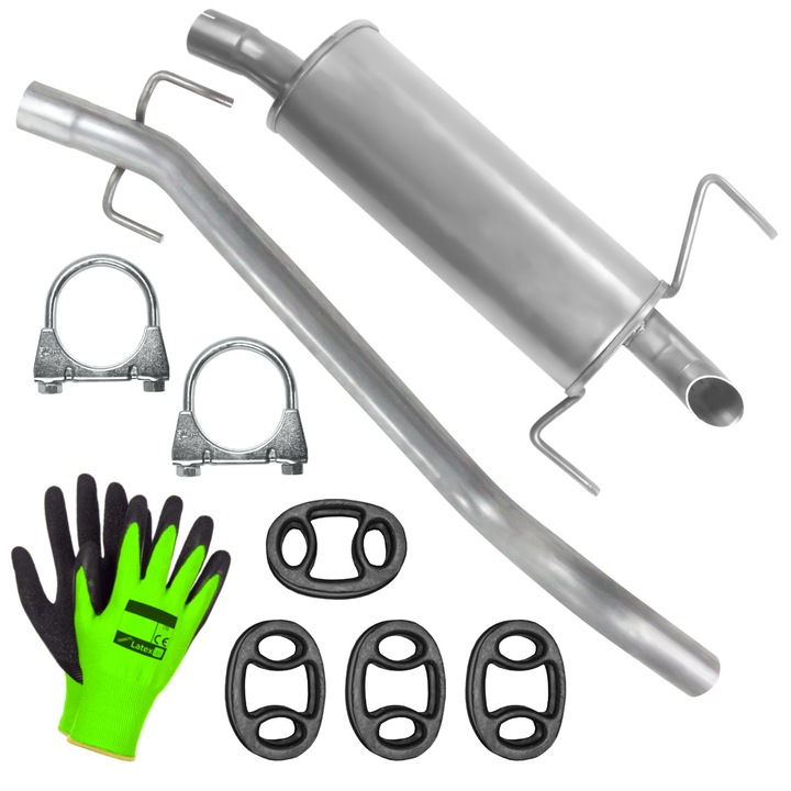 Set teava esapament si toba finala POLMOSTRÓW pentru pentru Opel Astra 3 III H 04 - 09 1.9 CDTI Hatchback GTC