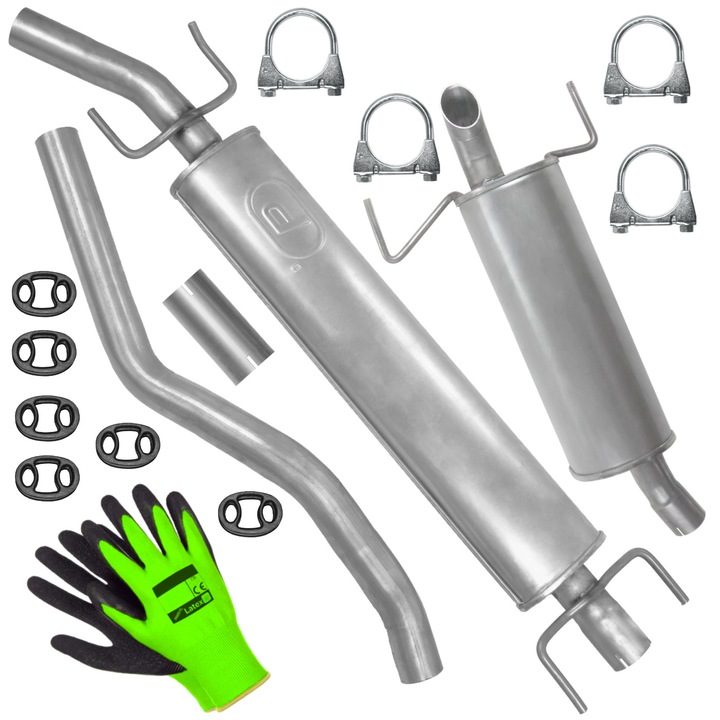 Set toba finala si toba intermediara POLMOSTRÓW pentru Opel Astra 3 III H 04 - 09 1.9 CDTI Combi Caravan