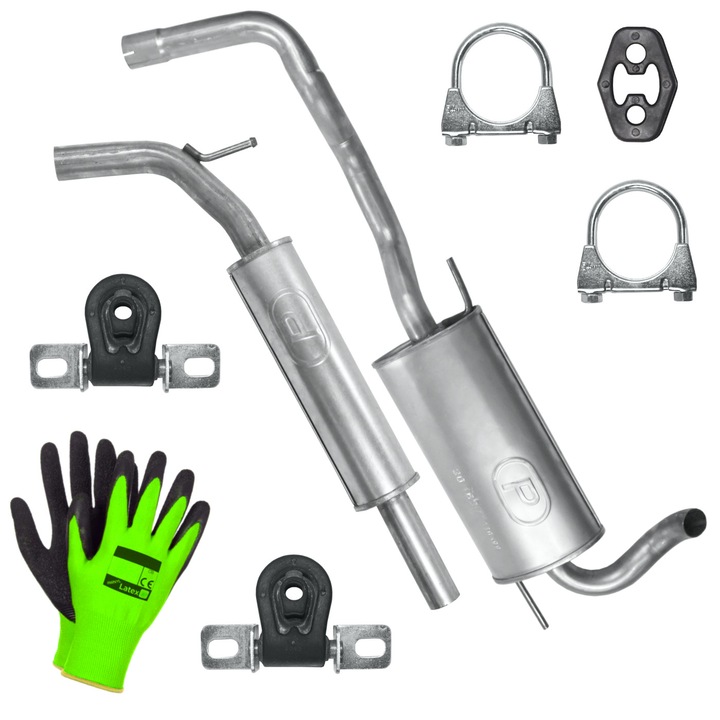 Set tobe de esapament POLMOSTRÓW pentru Volkswagen Polo 3 III 6N 94 - 99 1.9 SDI Hatchback