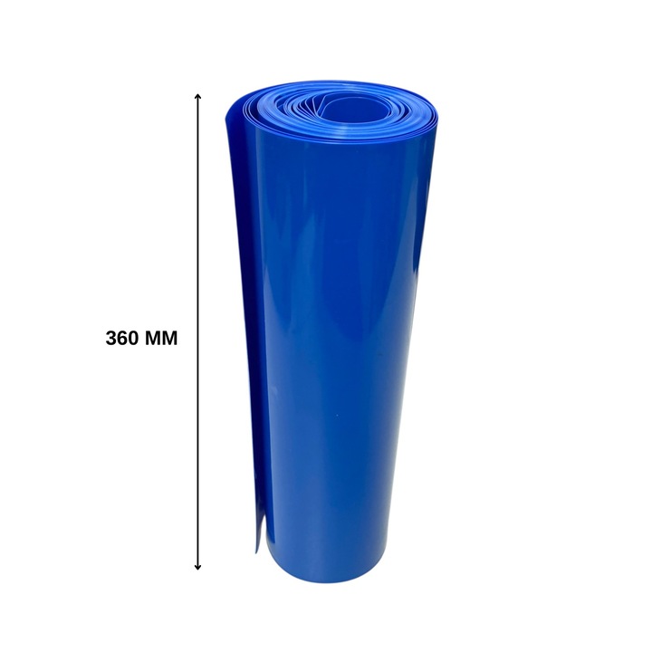 Tub PVC Termocontractabil 360 mm pentru Acumulatori