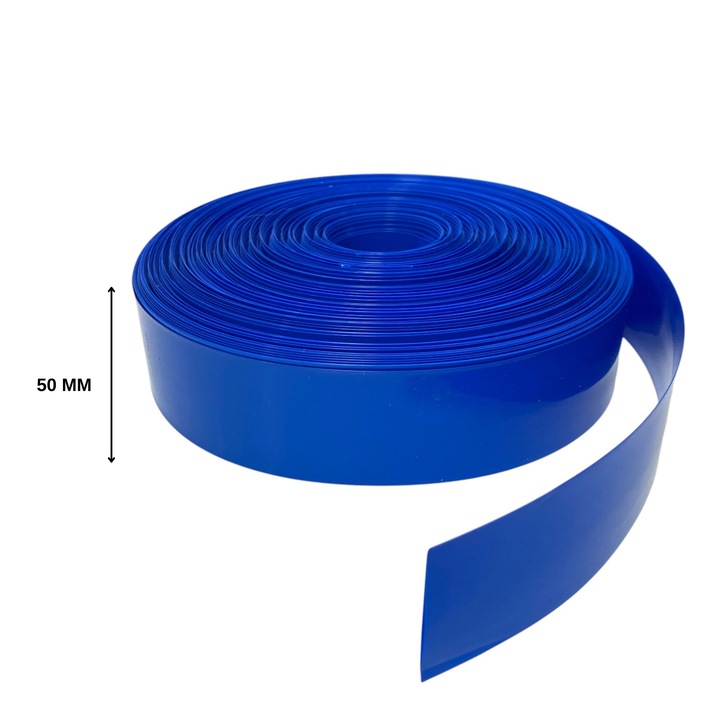 Tub PVC Termocontractabil 50 mm pentru Acumulatori
