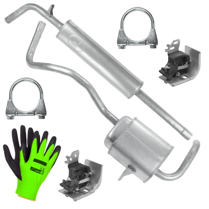 Set tobe de esapament POLMOSTRÓW pentru Renault Megane 2 II 02 - 09 1.6 Hatchback Sedan Combi Coupe