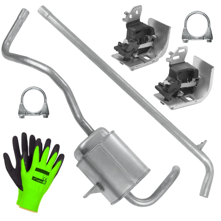 Set teava de esapament si toba finala POLMOSTRÓW pentru Renault Scenic 2 II JM 02 - 09 1.5 DCI / 1.5 Van