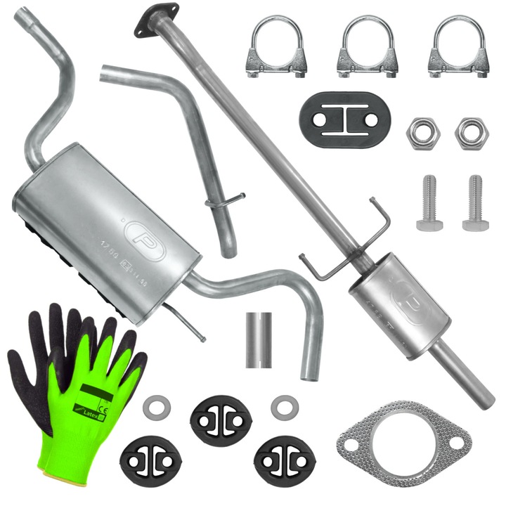 Set tobe de esapament POLMOSTRÓW pentru Kia Ceed 1 I ED 06 - 09 1.4 / 1.6 Break