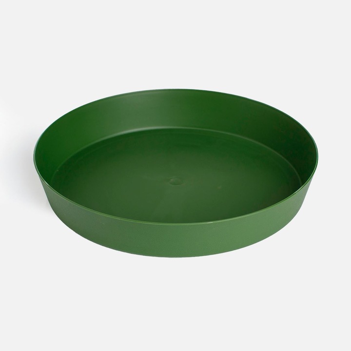Farfurie Ghiveci Flori din Plastic Verde Ø22cm