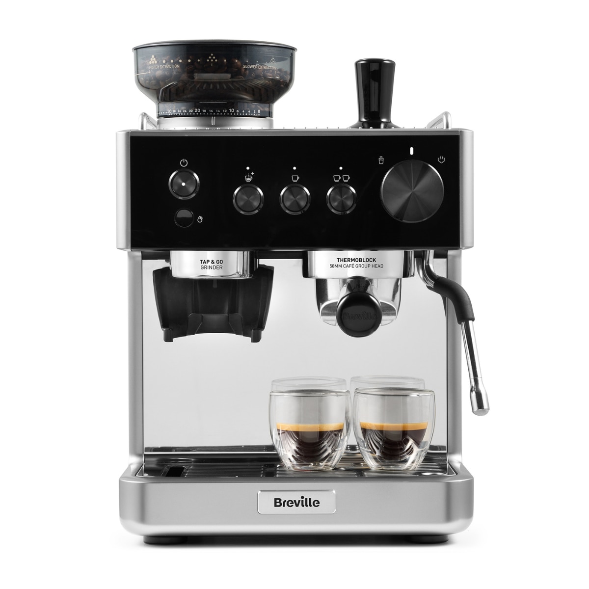 Espressor Barista Classic Breville VCF186X-01, portafiltru 58mm