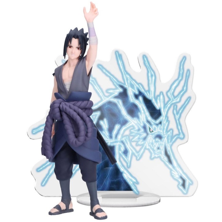 Figurină Bandai Naruto Shippuden, Sasuke Uchiha, multicolor, pentru băieți