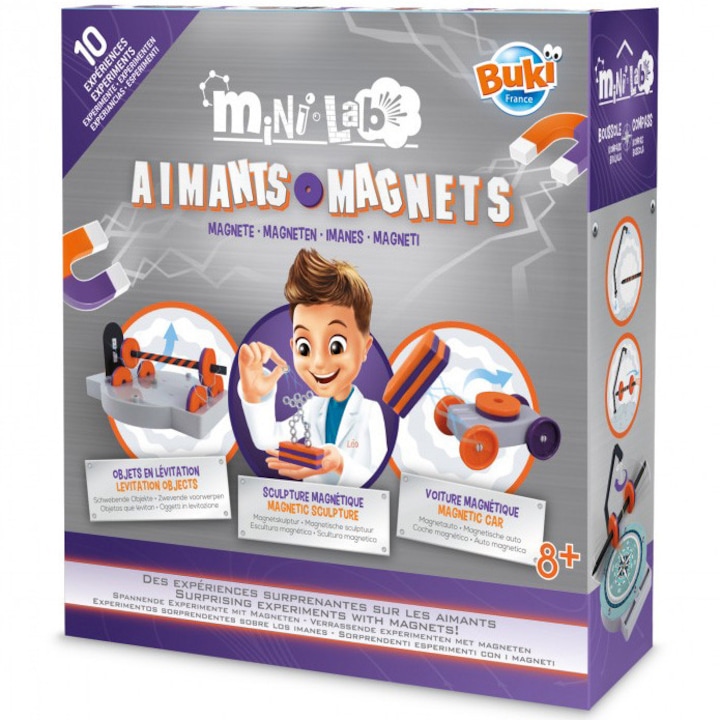 Set de joaca Buki - Mini Lab, Magnetii