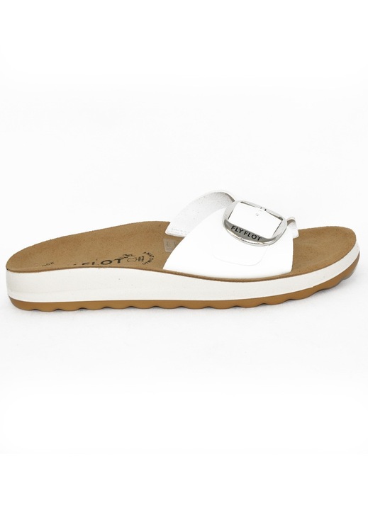 Papuci cu catarama, Fly Flot, 0273, Alb, 37