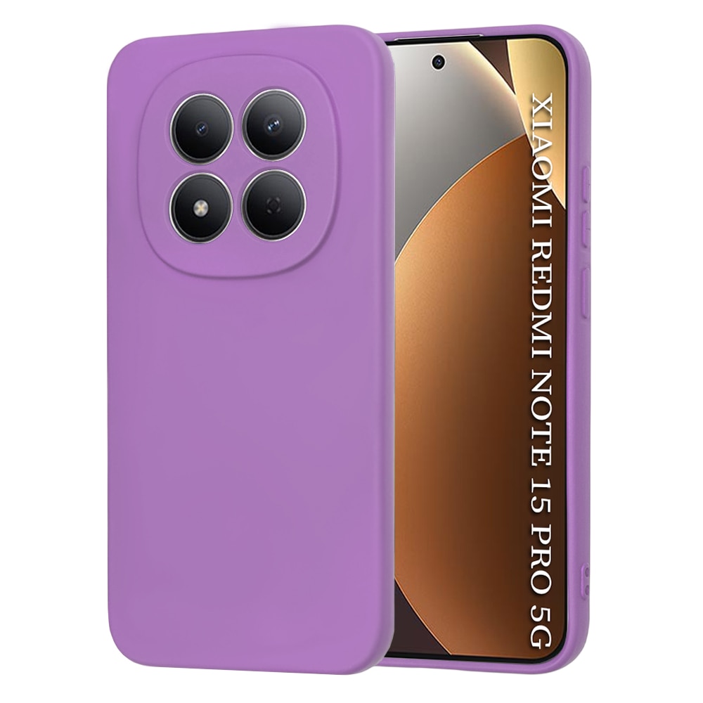 Husa pentru Xiaomi Redmi Note 15 Pro 5G - Techsuit SoftFlex - Purple