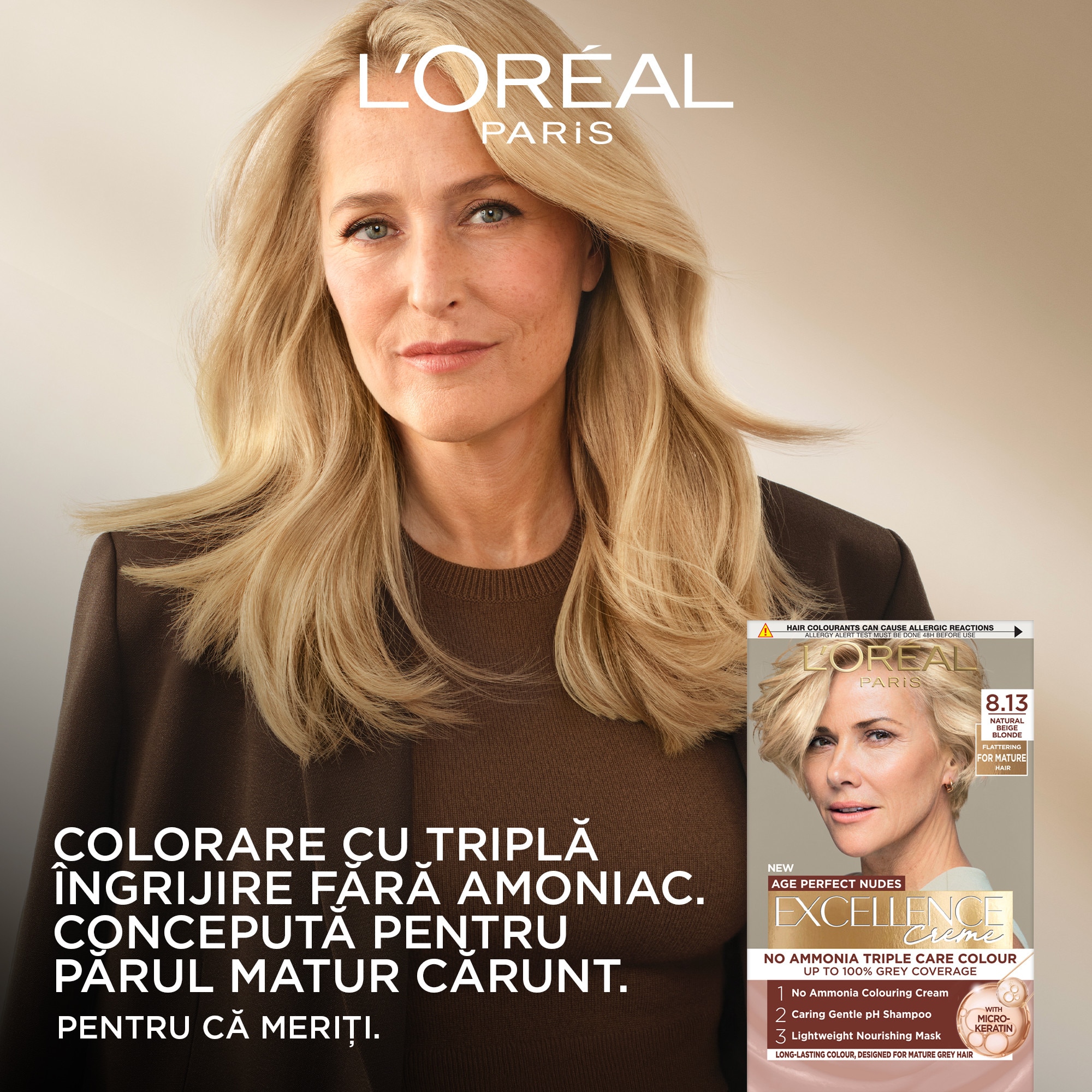 Vopsea de par permanenta fara amoniac L'Oreal Paris Excellence