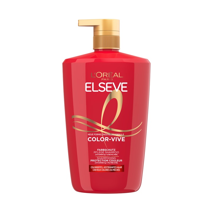 Sampon L'Oreal Paris Elseve Color Vive pentru protejarea culorii, 1000 ml