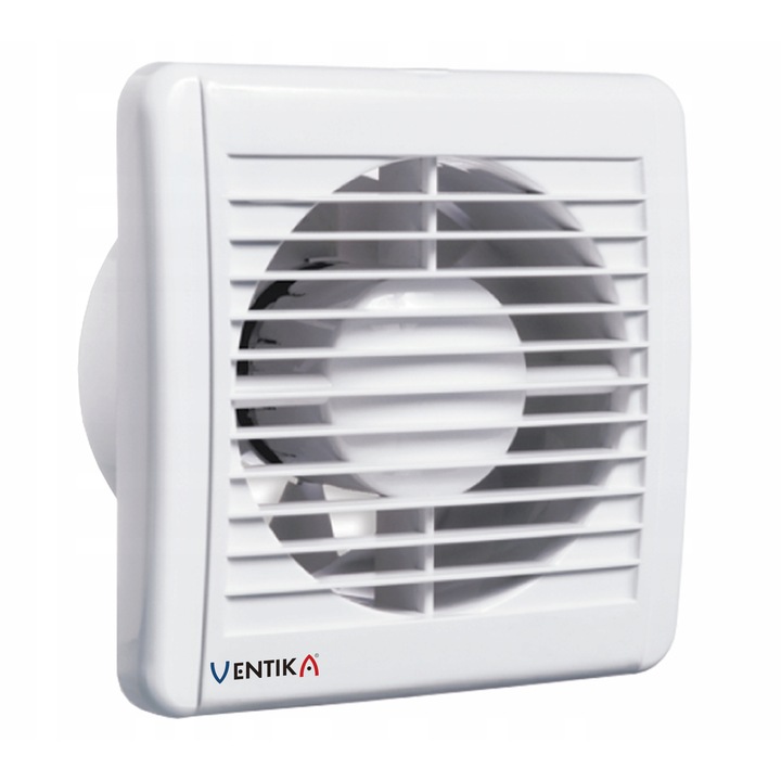Ventilator Ventika D125SRH 125mm, 158 m3/h, 31 dB, cu higrostat si timer