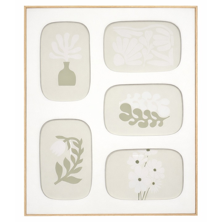 Rama foto Alba de perete 36, 5 cm x 30, 5 cm x 1, 8 cm pentru 5 fotografii