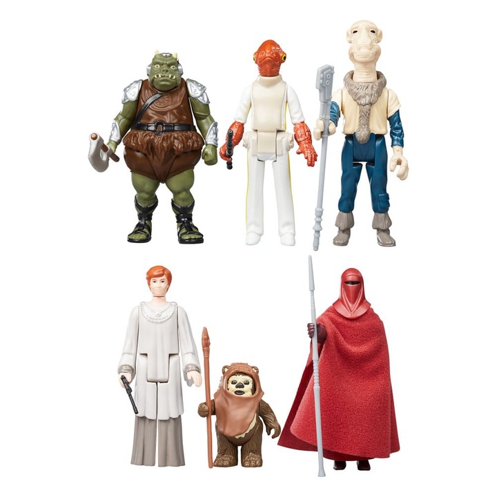Figurine Star Wars Episode VI Retro Collection set 6 bucati multicolor 10 cm