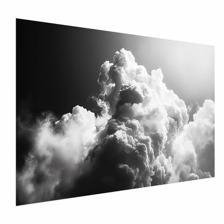 Poster Fara rama - Dreamy Sunlit Clouds - 30 x 21 cm