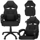 Scaun birou ergonomic SPRINGOS HDF negru, functie de balansare, 150 kg, 52x48cm