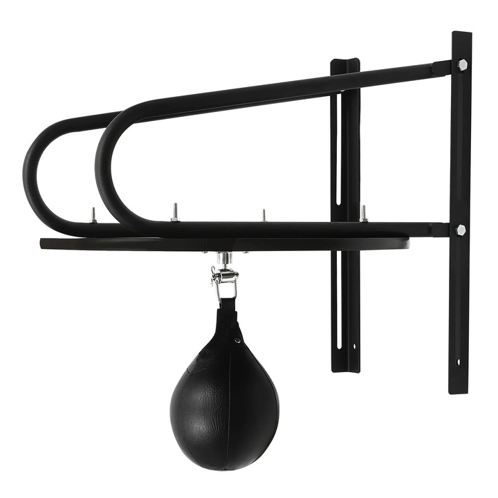 Боксов чувал, скоростен, регулируем, монтиране на стена, черен