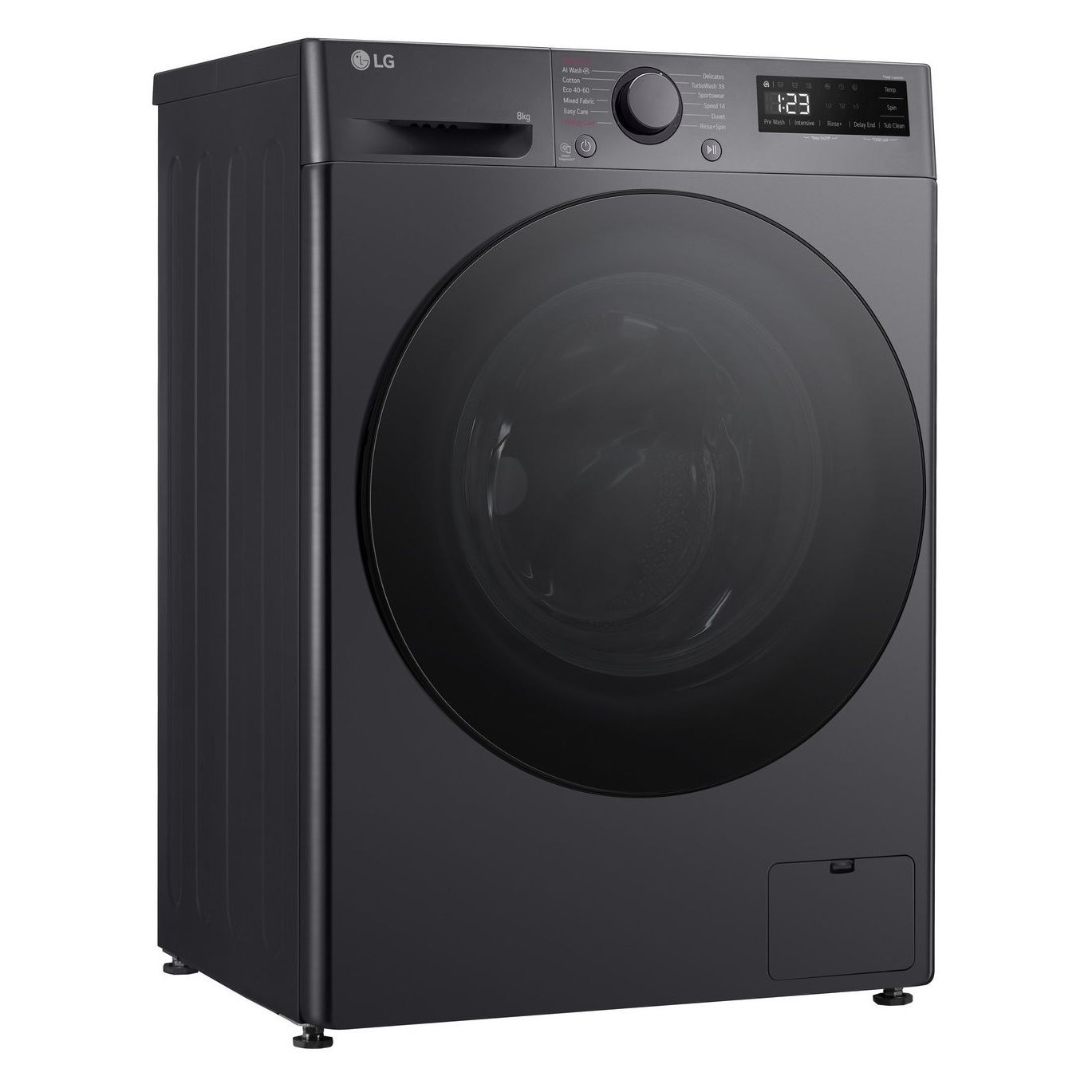 Masina de spalat rufe, LG, F2WR508S2M, 8kg, 1200rpm, negru, 60x48cm