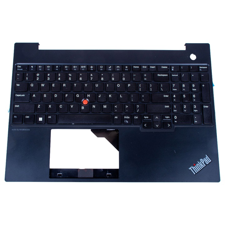 Palmrest cu tastatura QWERTY PL pentru Lenovo ThinkPad E16 2 generatie, 16", negru, set complet