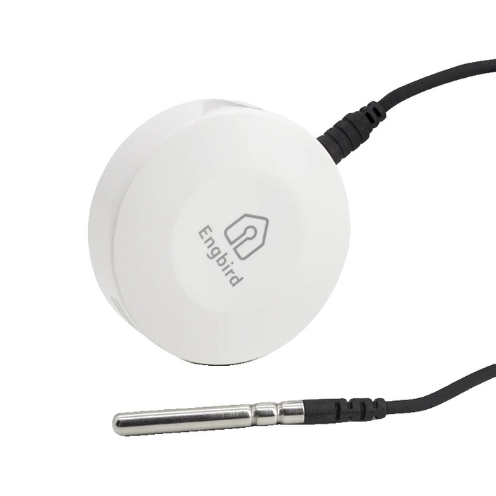 Senzor de temperatura si umiditate, -40 la 60C, capacitate de stocare 30000 puncte, dimensiuni 56x17mm, conectivitate Bluetooth, set