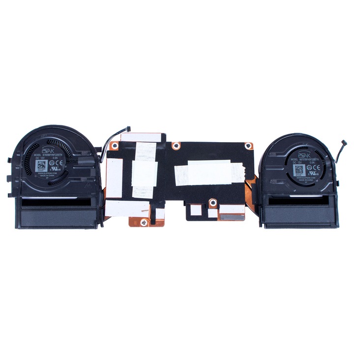 Kettős ventilátoros hűtőrendszer radiátorral Lenovo ThinkPad P1 Gen 6, 16", 12V, új