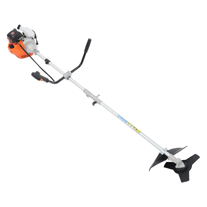 Motocoasa si trimmer pe benzina, 42, 7 cm³ 2 timpi, multifunctional, pentru iarba si buruieni, fara baterie, negru