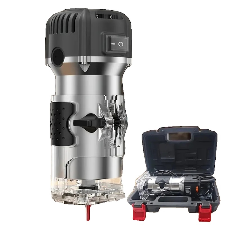 Masina de frezat, 800W, 33000 RPM, negru, 33x12.8x18cm