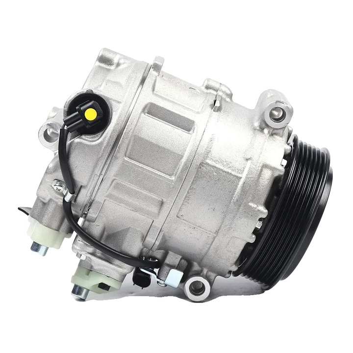 Compresor A/C, argintiu, 27.5x21x18cm, set de piese auto