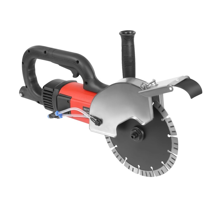 Бетонорез, регулиране на ъгъла, висока ефективност, червен, пълен комплект