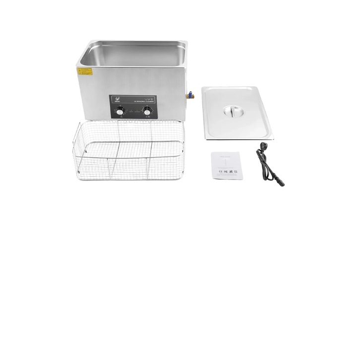 Aparat de curatat ultrasonic, 2L, negru, design compact